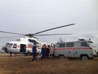 Спасатели из Хакасии вылетели в поселок, где затопило золотодобытчиков