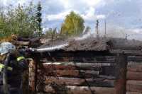 Удар молнии стал причиной пожара в хакасском селе