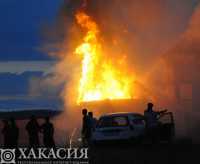 Жилые дома горели на выходных в Хакасии
