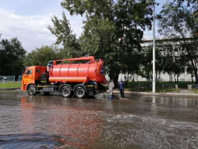 Несколько улиц Абакана спасают от воды