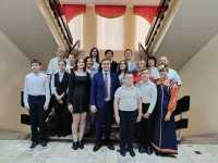 Валентин Коновалов поздравил участников Дельфийских игр из Хакасии