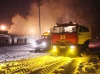 В сгоревшей времянке пожарные Хакасии нашли останки человека