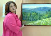 На выставку Светлана Шпедт представила десять живописных пейзажей. Вдохновили художника-педагога на их написание красоты Хакасии и Горной Шории. 