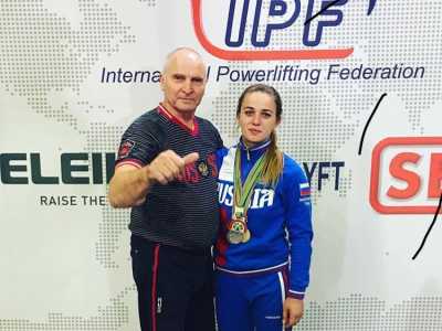 Даниела Колесник из Хакасии стала чемпионом мира по пауэрлифтингу