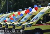 В Хакасии появилось 8 новых машин скорой помощи