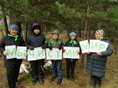 Позаботились: сосновый бор у хакасского села избавили от мусора