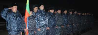 Отряд полиции Хакасии проводили в командировку на Кавказ