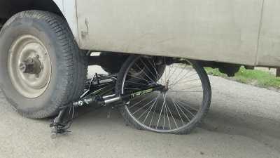 В Хакасии велосипедист оказался под колесами УАЗа