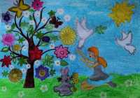 Больше сотни работ: юные художники Хакасии показали такую разную весну