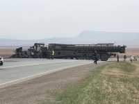В ЦВО прокомментировали перекрытие трассы военными на границе Хакасии