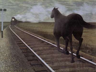 В Хакасии поезд сбил лошадь, пастух не доглядел