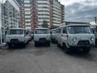 Санитарные автомобили поступают в больницы Хакасии