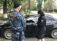 На трассе в Хакасии арестовывали машины