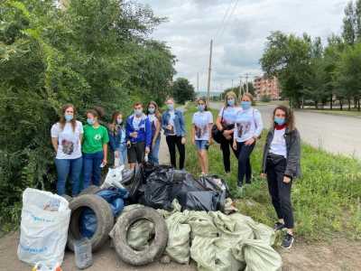 Около тонны мусора собрали участники &quot;Чистых игр&quot; в Черногорске