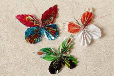 В Хакасии юных читателей научат делать из фантиков бабочек