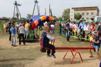 В селе Боградского района построили игровую площадку для детей