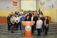 Учащиеся национальной гимназии побывали на экскурсии в Верховном Совете Хакасии