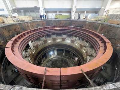 На Майнской ГЭС завершен демонтаж гидроагрегата №2
