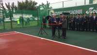 Горняки подарили Черногорску теннисный корт