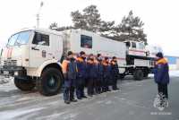Спасатели МЧС отправились дежурить в Приисковое