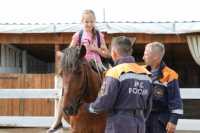 Спасателям Хакасии помогают собаки и лошади
