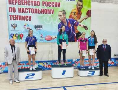 Бронзу первенства России завоевала хакасская теннисистка