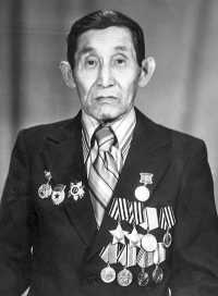 Михаил Душинин, участник Парада Победы 1945 года на Красной площади в Москве. 