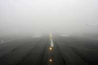 Густой туман вмешался в работу аэропорта Абакан
