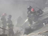 Сегодня огнеборцы ликвидировали пожар в двухквартирном доме в Усть-Абакане
