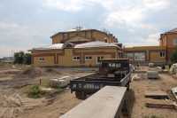 На строительстве спортзала в Абакане задан повышенный темп работы