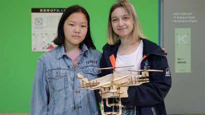 Кванторианцы из Хакасии за 5 дней создали модель квадрокоптера