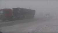 Сносит с трассы: водители Хакасии попали в погодную западню