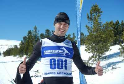 Железный человек из Хакасии отличился и в лыжном спорте