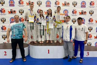 Хакасские мастера по киокусинкай завоевали медали первенства России в Москве
