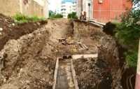 В Саяногорске  приводят в порядок разрытые тротуары и мостовые
