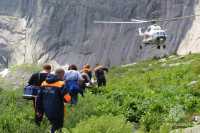 Пострадавшего в Ергаках туриста эвакуировали вертолетом