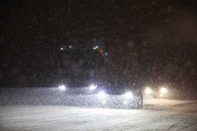 На дорогах Хакасии опасно из-за снега