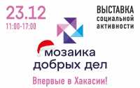 В Хакасии пройдет выставка «Мозаика добрых дел»