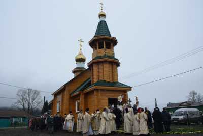 Архиепископ Абаканский и Хакасский освятил храм в селе Матур