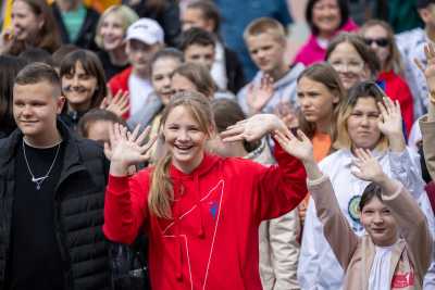 Дети со всей Хакасии съехались в Абакан на яркий фестиваль «Движения Первых»