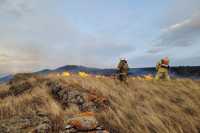 В Хакасии едва не сгорел дачный массив «Колягинские холмы»