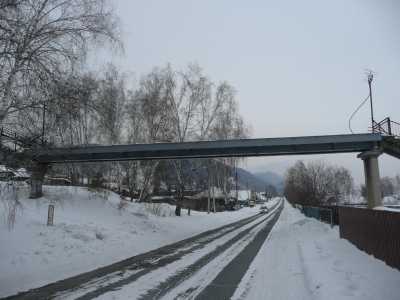 На автотрассе Саяногорск — Черёмушки реконструируют надземный переход