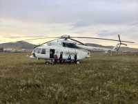 Санавиация Абакана перелетела всю Хакасию чтобы спасти двух пострадавших девочек