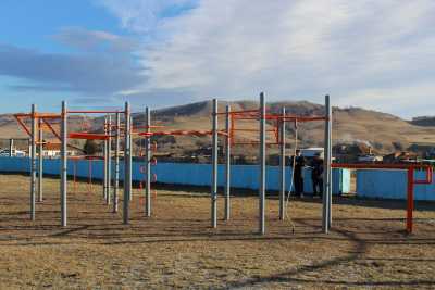 Новые спортивные площадки появились в двух селах Хакасии