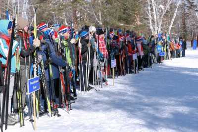 В Таштыпе проходят республиканские лыжные гонки