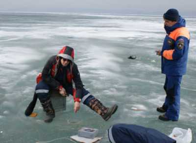 В Хакасии крепкий лёд не на всех водоёмах