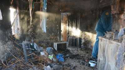 Проводится проверка  гибели  мужчины на пожаре  в   Усть-Камыште