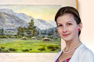 Екатерину Дёмшину вдохновляют окрестности Абазы и Таштыпа.