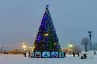 Жителям Черногорска энергетики «провели» новогоднее настроение