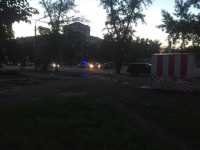 В Черногорске патрульный автомобиль попал в ДТП
